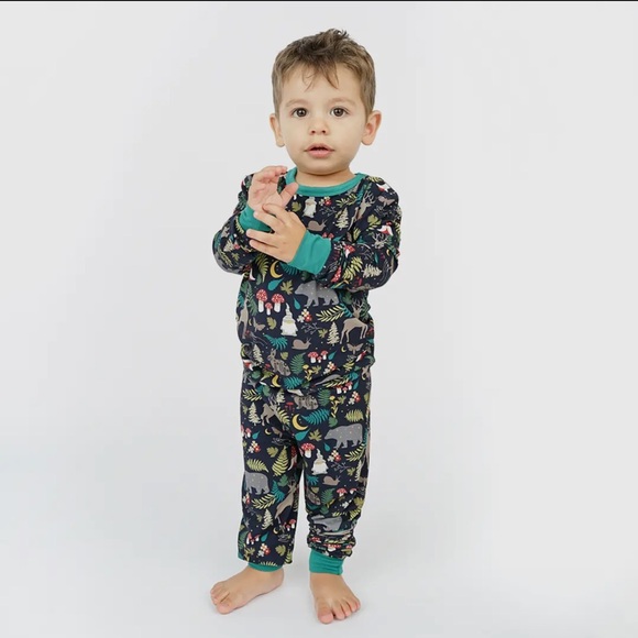 Night Forest Bamboo Long Sleeve Kids
Pajama Pants Set - Picture 5 of 6